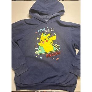 Pokemon youth pullover large navy